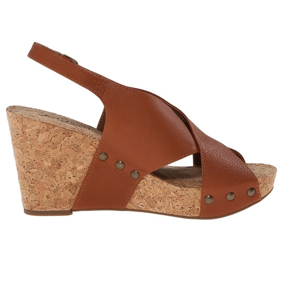 Lucky Brand Women’s Minari Cork Wedge Sandal - Picture 2 of 8